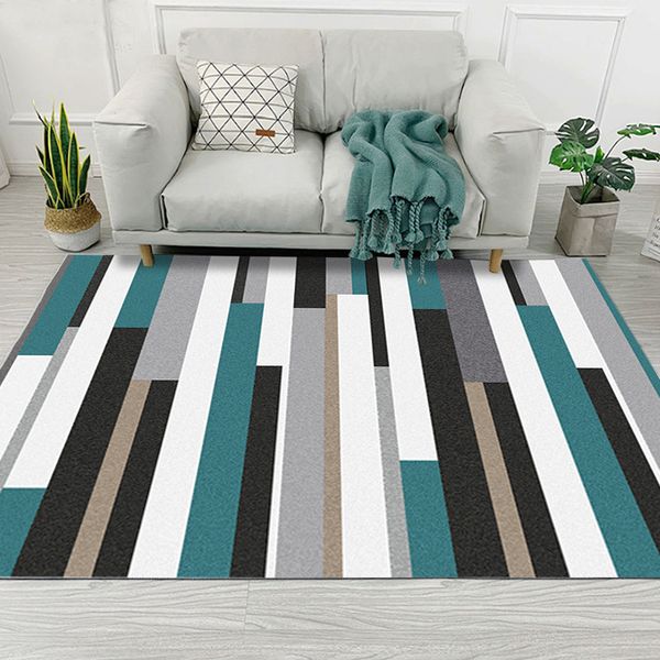 

modern geometric simplicity art carpet for living room bedroom anti-slip floor mat fashion kitchen carpet area rugs customizable
