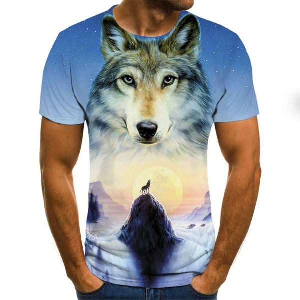 

wolf cool eagle 3d print animal male 3d print shirts aesthetic harajuku hippie men clothing