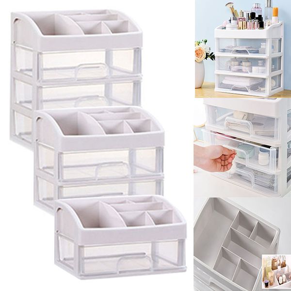 

1/2/3 layers plastic deskmakeup organizer cosmetic drawer makeup organizer storage box multi-purpose storage box