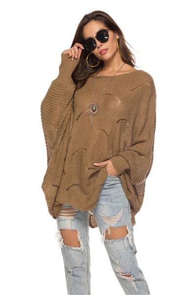 

2020 women sweaters cardigan loose knitted pullover female autumn long sleeve jumper sweater women stylist sweaters luxury sweater, White;black