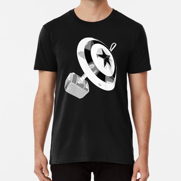 

captain mjolnir t shirt captain america thor hammer endgame assemble iron