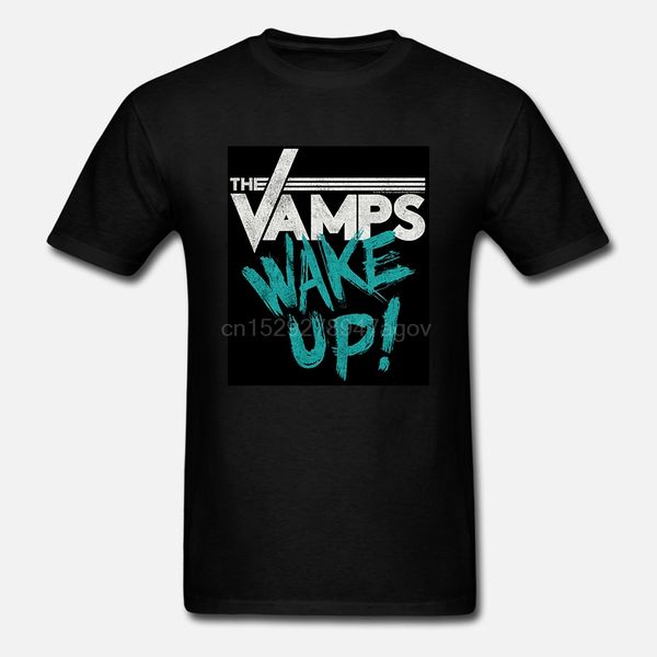 

2020 printed men t shirt cotton short sleeve the vamps wake up men regular fit t-shirtwomen t shirt
