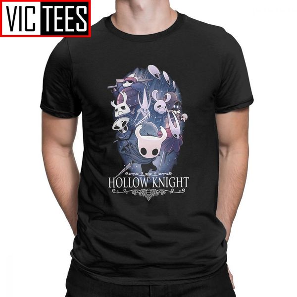 

hollow knight men t shirt skull video game vintage tee shirt short sleeve crew neck t-shirt 100 premium cotton party sweatshirt