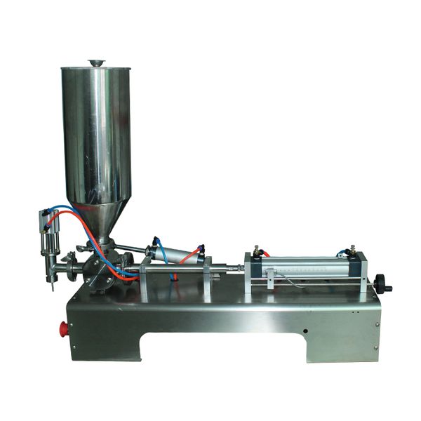 

paste filling machine 5-300ml pneumatic piston filler for bottle, cup bottling equipment semi-automatic visocous stuff fill ce