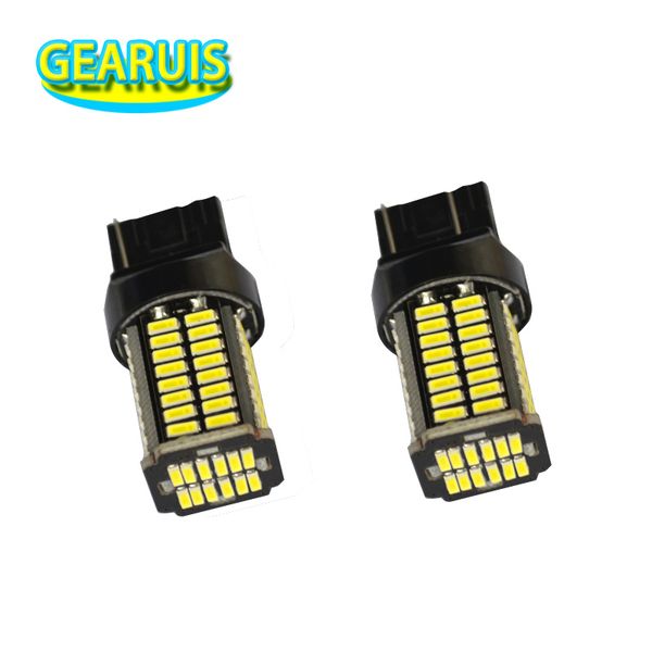 

2pcs high lumen t20 7440 76 smd 4014 led 7443 w21/5w 280ma auto turn signal reverse light lamp brake light white 12v to 24v