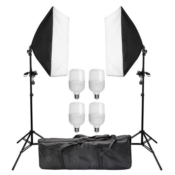 

light stands & booms zuochen 100w led continuous lighting softbox pography studio soft box stand kit for facebook intergram youtube live