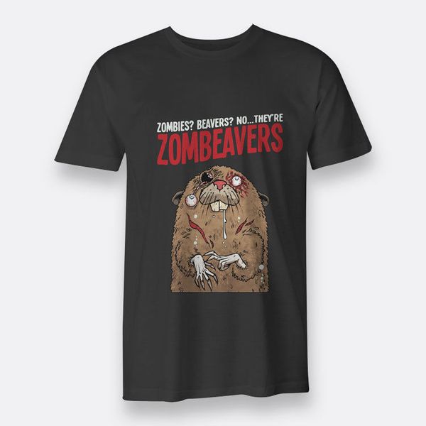

zombeavers comedy horror black tee t-shirt men's sz s-3xl100% cotton casual short sleeve men t shirt o-neck