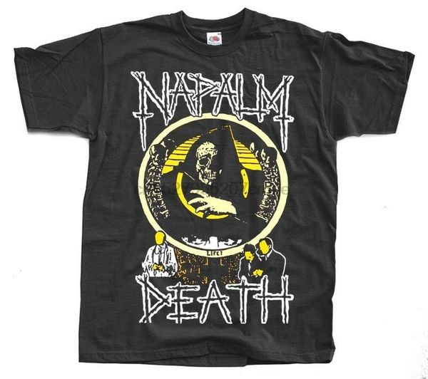 

napalm death live corruption black graphite navy t shirt all sizes s - 5xl
