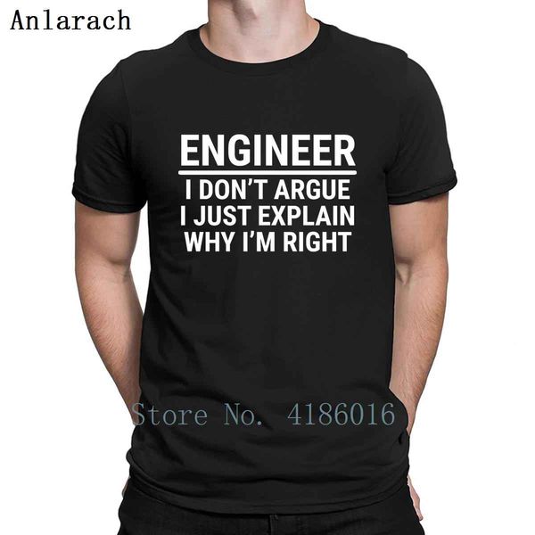

funny engineer i dont argue sarcasm t shirt short sleeve graphic novelty funny casual crew neck natural personalized shirt
