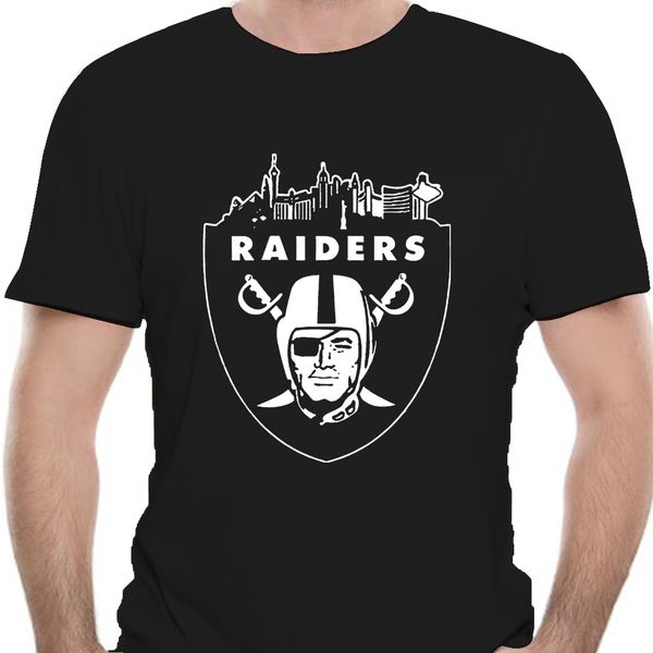 

new las vegas raider t-shirt men size m - 3xl 0134j
