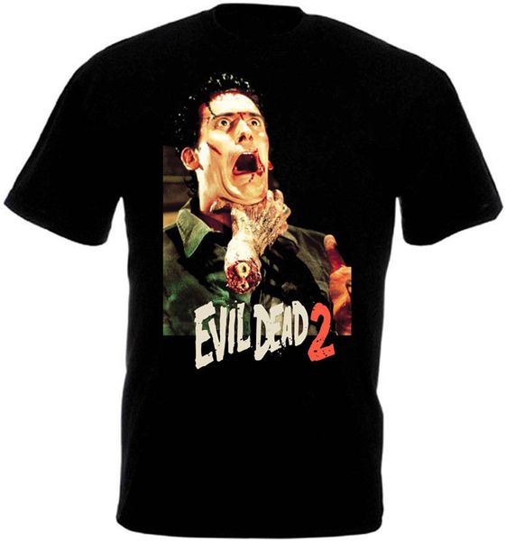 

зловещие мертвецы 2 v.10 футболка black movie poster horror все размеры s-5xl hot summer casual tee shirt