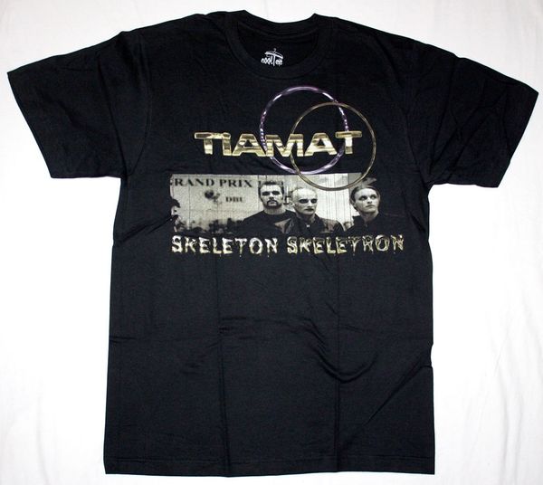 

tiamat skeleton skeletron99 gothic metal lucyfire katatonia new black t-shirt
