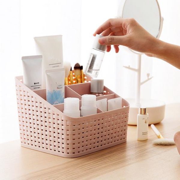 

storage boxes & bins urijk multi-grid plastic box makeup organizer cosmetic case lipstick sundries small wholesale desktop