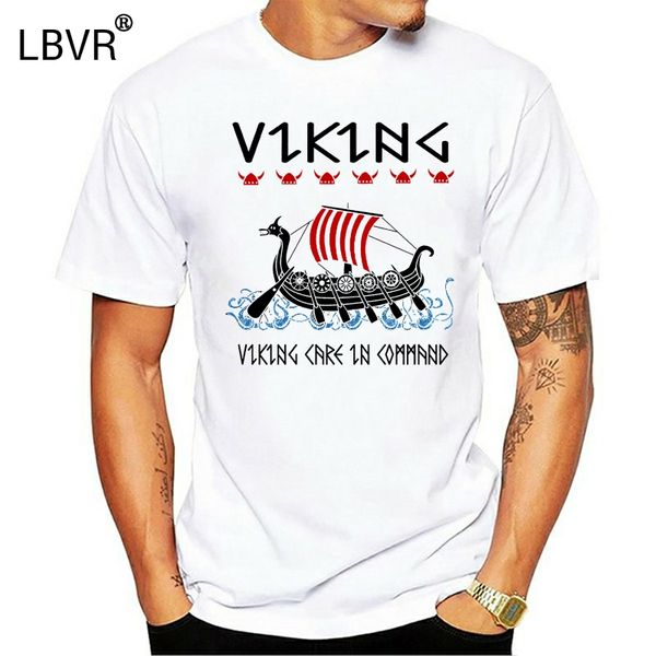 

viking ship 6 - new cotton grey tshirt