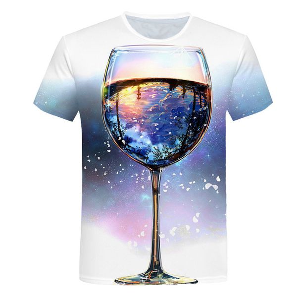 

magic stars galaxy male 3d print shirts comics graphic kawaii men clothing