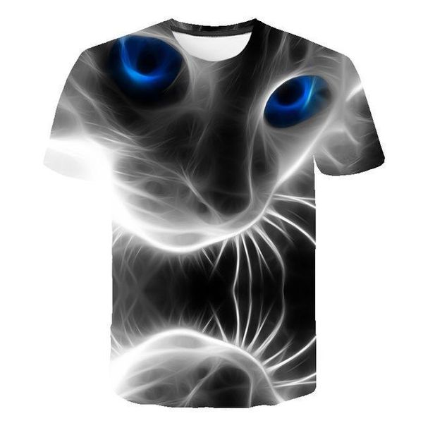 

new cool t -shirt men /women print two cat male s -6xl 3d print shirts hentai hippie plus size men clothing
