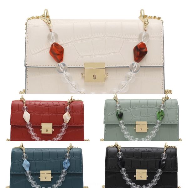 

женственный текстура крокодила шаблон мессенджер нишу 2020 новых женщин способа дизайн все-матч малый квадратный мешок небольшой квадратный