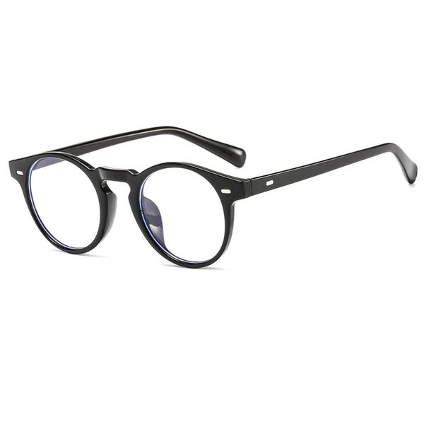 

sunglasses vintage round blue glasses frame women prescription clear men optical eye eyewear oculos, White;black