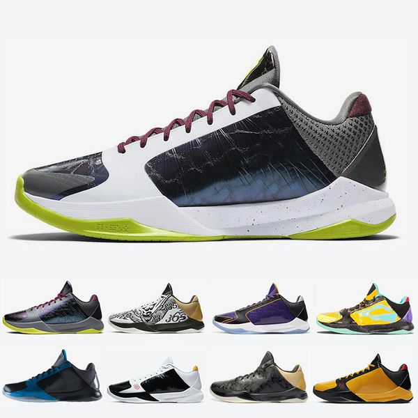 

fashion mens basketball shoes chaos ii 5 big stage pe proto bruce lee 5s metallic gold fashion men trainers sports sneakers size 7-12