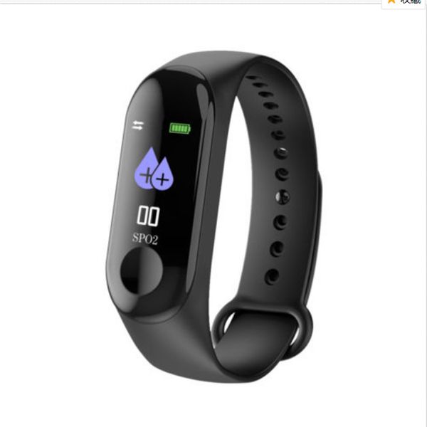 

m3 смарт диапазона real heart rate bluetooth спорт браслет sweartproof фитнес шагомер smartwatch оптовая бесплатная доставка