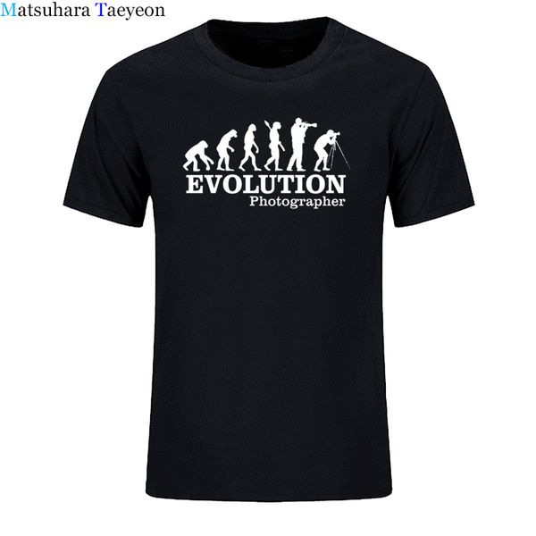

t shirt new summer pgrapher evolution men t-shirt funny cameraman men cotton short sleeve t shirts pgraphy tees