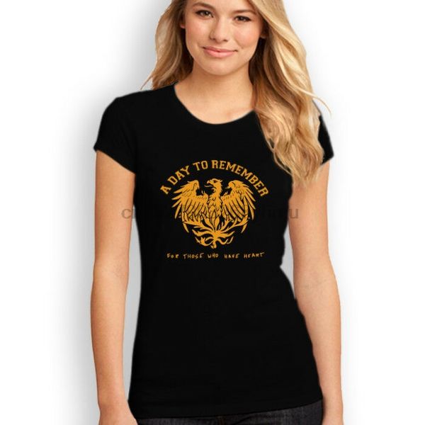 

a day to remember eagle logo t-shirt black white
