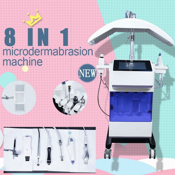 

touch screen 8 in 1 silk peel hydrodermabrasion water dermabrasion facial peeling diamond peel microdermabrasion skin care device