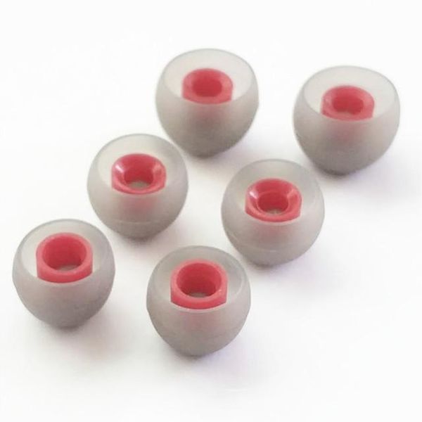 

consumer electronics lucklz 3 pairs(6pcs) l m s cover warhead silicone cover plug set two-color earphone sleeve accessories