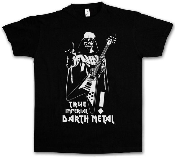 

true imperial darth metal t-shirt - star vader darkthrone black wars norwegian fashion brand men street wear t-shirt