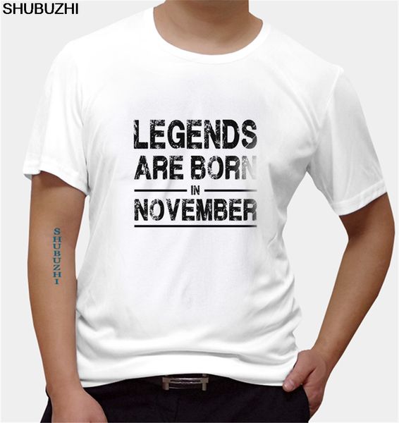 

limited special offer fashion t shirts for sale o-neck men short sleeve compression legends are born in november euro size
