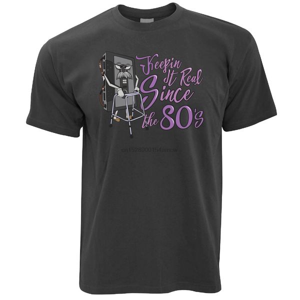 

80 birthday t shirt keeping it real since the 80 cassette tape retro