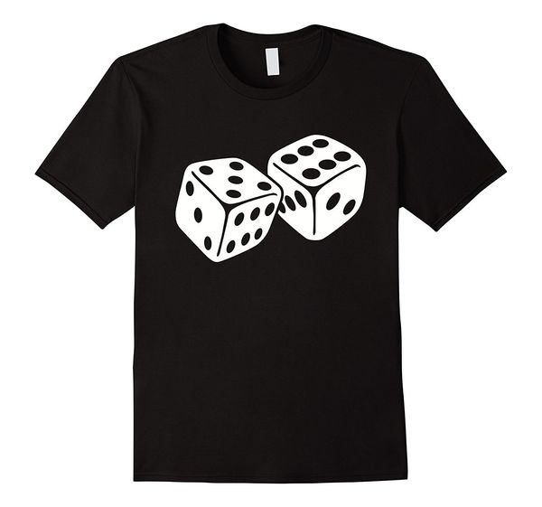 

2018 new summer cool tee shirt dices t-shirt cotton t-shirt