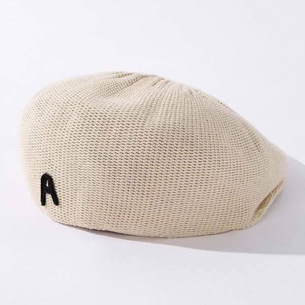 

ins net red beret female fashion all-match lettered painter hat korean retro artistic duckbill hat trendy women, Blue;gray