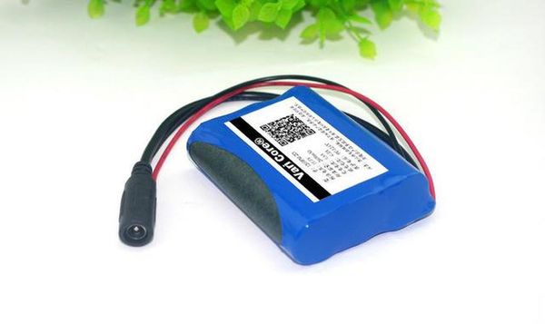 

packs 12 2600 mah lithium-ion battery 12.6 v to 11.1 v cctv camera rechargeable pack 18650 batteries