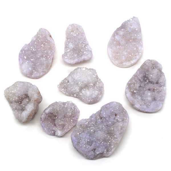 

charms natural stone crystal cluster pendants irregular shape exquisite charm for jewelry making diy necklace earring accessories, Bronze;silver