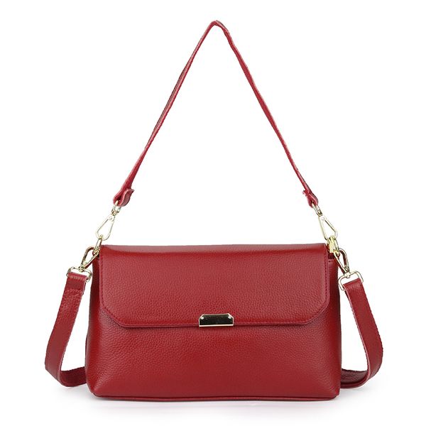 

ladies first layer of leather handbags 2020 women's single shoulder messenger bag girls fashion wild soft cowhide purse