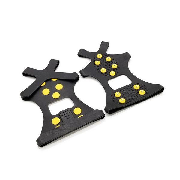 

new steel nail skates non-slip nails skates snow ice ice climbing shoes nails grip shoes silicone snow skates non-slip shoes cover t3i5451