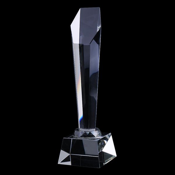 

29cm hexagon cant crystal trophy cup encourage souvenir for championship 1pc