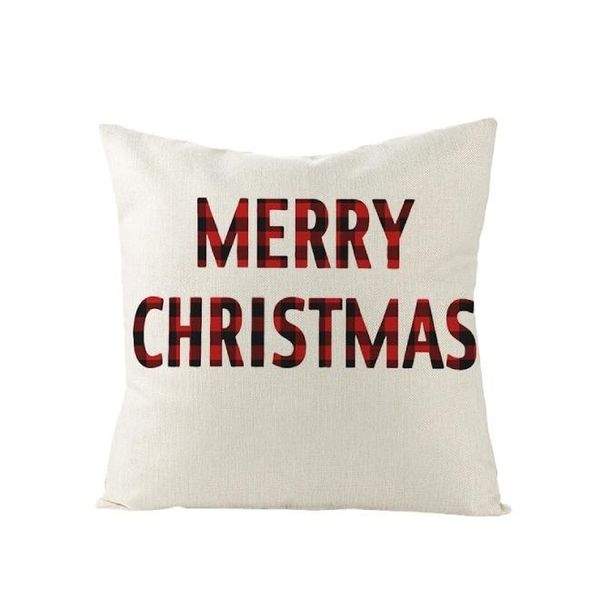 

christmas creative cushion cover 45*45 pillowcase sofa cushions pillow cases linen pillow covers living room decorative home decor dhl free