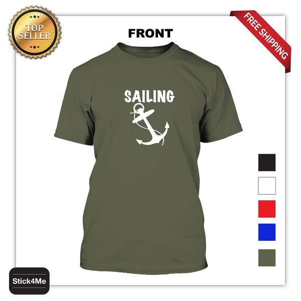 

бесплатная доставка летняя мода t-shirt sailor корабль beach ocean sea sails pirate стильную футболку лето мужская одежда
