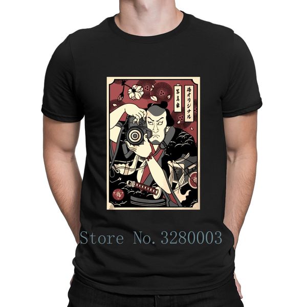

pgrapher samurai men picture japanese t shirt famous pictures tee shirt spring unique s-xxxl customized comfortable shirt
