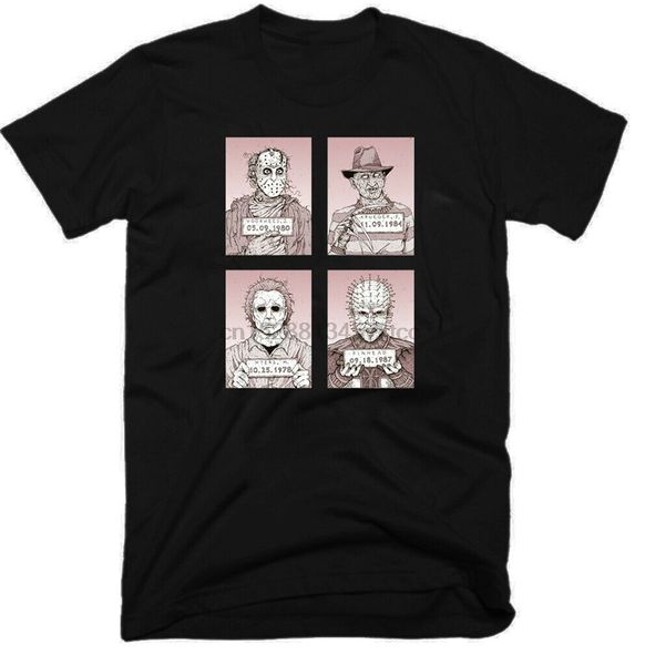 

horror serial killers old movies postersizes s-5xlmens t-shirt g0647 tee shirt