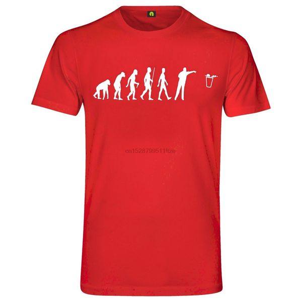 

2019 summer cotton tee shirt evolution bier pong t shirt bierpong beer beerpong party alkohol fashion t shirt
