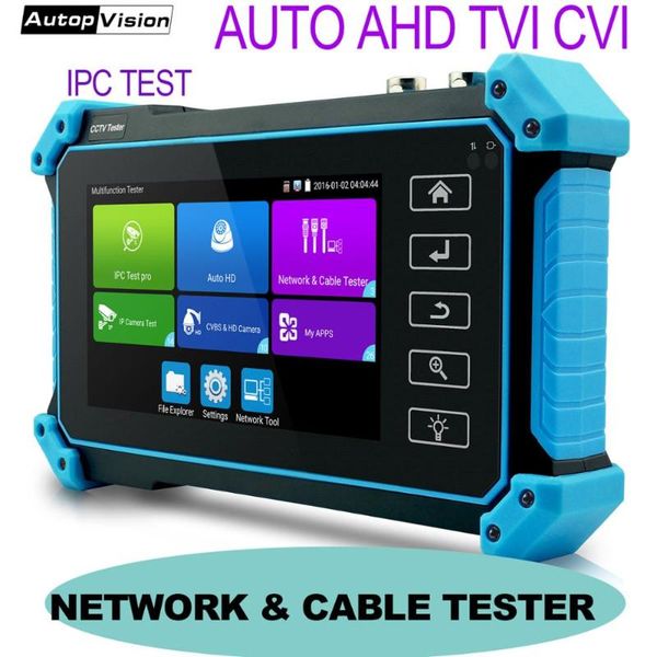

box cameras wanglu ipc-5000 plus cctv testing monitor 5 inch display screen coaxial hd ahd tvi cvi video surveillance tester poe cable test