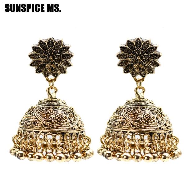 

dangle & chandelier sunspice ms ethnic birdcage earring women antique gold silver color egypt drop retro vintage boho ancient jewelry