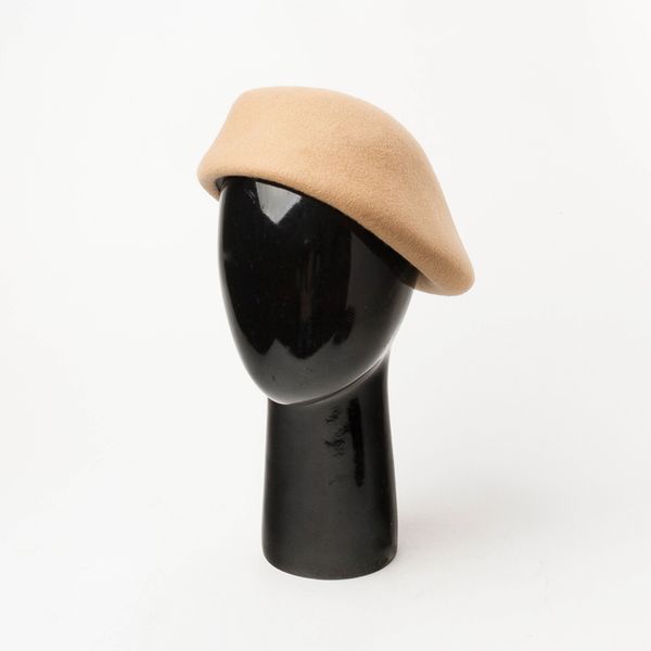 

new fine woolen cloth duck tongue beret fashion hat warm hat stage performance felt autumn and winter, Blue;gray