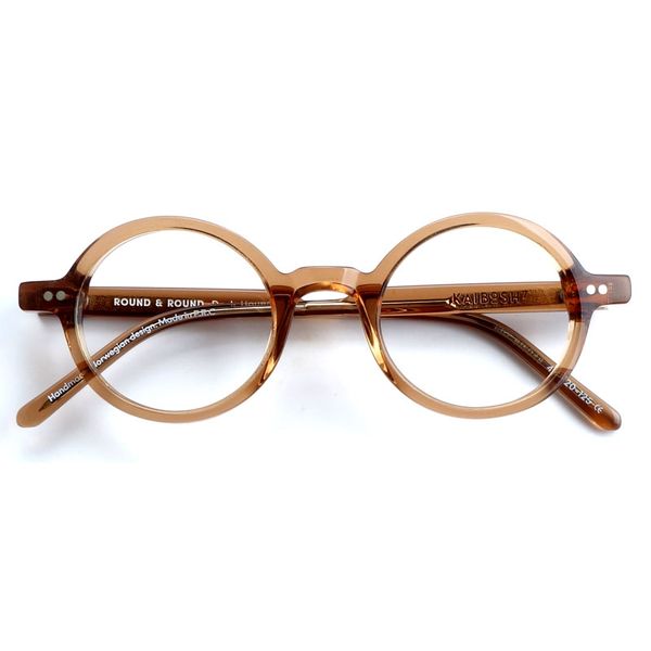

kids round acetate eyeglasses frames spectacles, Black