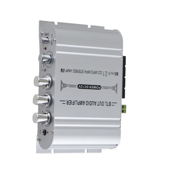 

12v bass 12v/2a audio car channel aluminum alloy auto car nice