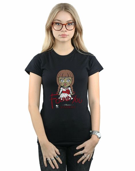 

annabelle women's chibi found you t-shirt new fashion tee shirt