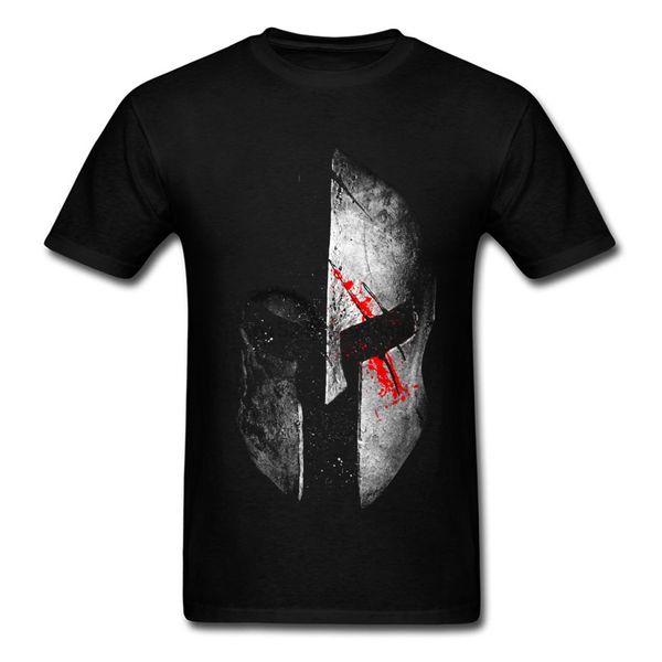 

fashion molon labe spartan t-shirt men 3d t shirt cotton graphic tees heavy metal mask tshirt plus size black clothing